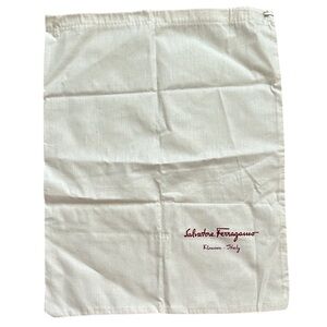 Salvatore Ferragamo Cream Dust Bag